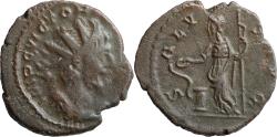 Ancient Coins - Ancient Roman coin of the Emperor Victorinus as Augustus - SALVS AVG - Gallic Usurper