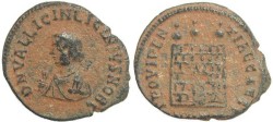 Ancient Coins - Roman coin of Licinius II - PROVIDENTIAE CAESS 