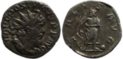 Ancient Coins - Postumus silver antoninianus - SALVS  AVG