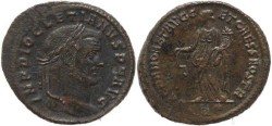 Ancient Coins - Roman coin of Diocletian - SACRA MONET AVGG ET CAESS NOSTR