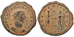 Ancient Coins - Ancient Roman coin of the Emperor Probus as Augustus minted in Antioch - CLEMENTIA TEMP