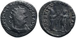Ancient Coins - Ancient Roman billon silver coin of Valerian as Augustus - RESTITVT ORIENTIS