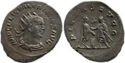Ancient Coins - Valerian I silver antoninianus - PIETAS AVGG