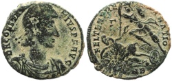 Ancient Coins - Roman coin of Constantius II - Ae2 - FEL TEMP REPARATIO 