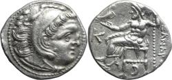 Ancient Coins - Ancient Greek silver coin of Alexander III 'The Great' minted at Kolophon 310-301 BC