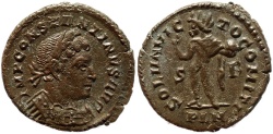 Ancient Coins - Roman coin of Constantine I - SOLI INVICTO COMITI - London