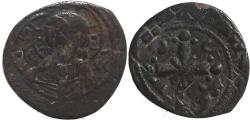 Ancient Coins - Byzantine coin of Nicephorus III Ae 25 follis - Jesus Christ