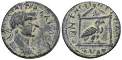 Ancient Coins - Ancient Roman Provincial coin of the Emperor Trajan minted in Philadelphia, Cilicia