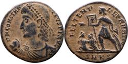 Ancient Coins - Ancient Roman coin of the Emperor Constantius II as Augustus minted in Cyzicus