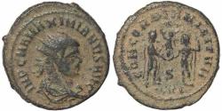 Ancient Coins - Roman coin of Maximianus antoninianus - CONCORDIA MILITVM