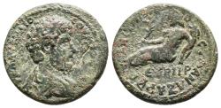 Ancient Coins - Ancient Roman Provincial coin of the Emperor Lucius Verus struck by Marcus Aurelius in Anazarbus, Cilicia