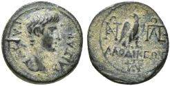 Ancient Coins - Ancient Roman Provincial coin of Gauis Caesar struck in Laodicea ad Lycum, Phrygia
