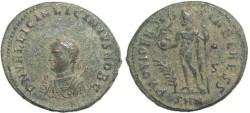 Ancient Coins - Roman coin of Licinius II - PROVIDENTIAE CAESS - Nicomedia