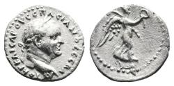 Ancient Coins - Ancient Roman coin of Vespasian AR silver hemidrachm minted in Caesarea-Eusebia, Cappadocia