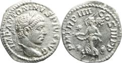Ancient Coins - Ancient Roman silver coin of Elagabalus struck in Rome