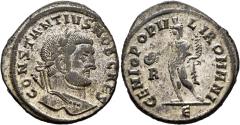 Ancient Coins - Roman coin of Constantius I as Caesar - From the Rauceby Hoard