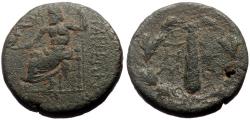 Ancient Coins - Ancient Greek coin of Cilicia, Tarsos 164-27 BC - Zeus