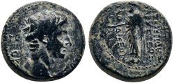 Ancient Coins - Ancient Roman Provincial coin of Augustus minted in Laodicea ad Lycum, Phrygia