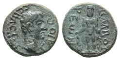 Ancient Coins - Ancient Roman coin of the Emperor Caligula 37-41 AD minted in Balbura, Lycia