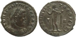 Ancient Coins - Ancient Roman coin of Constantine I - SOLI INVICTO COMITI - Treveri Mint