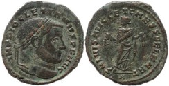 Ancient Coins - Roman coin of Diocletian - SALVIS AVGG ET CAESS FEL KART - Carthage
