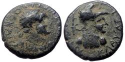 Ancient Coins - Ancient Roman Provincial coin of Titus as Caesar minted in Iconium, Lycaonia (as Claudiconium)