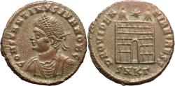 Ancient Coins - EF Ancient Roman coin of Constantine II as Caesar minted in Cyzicus