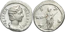 Ancient Coins - Ancient Roman coin of Julia Mamaea AR silver denarius - VESTA