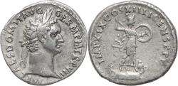 Ancient Coins - Ancient Roman silver coin of the Emperor Domitian - Minerva