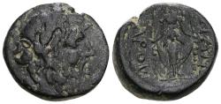 Ancient Coins - Ancient Greek coin of Phrygia, Apameia - Zeus and Athena