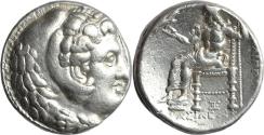 Ancient Coins - EF Ancient Greek silver tetradrachm of Philip III of Macedon struck in the names and types of Alexander III The Great