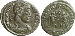 Ancient Coins - Ancient Roman coin of Constantius II minted in Siscia - VICTORIAE DD AVGG Q NN