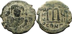 Ancient Coins - Ancient Byzantine coin of Tiberius Constantine 578-582 AD minted in Constantinople
