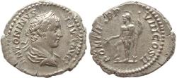Ancient Coins - Roman coin of Caracalla AR silver denarius - PONTIF TR P VIII COS II