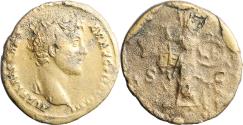 Ancient Coins - Ancient Roman coin of the Emperor Marcus Aurelius with Minerva