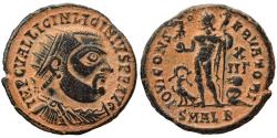 Ancient Coins - Ancient Roman coin of Licinius I 308-324AD - Minted in Alexandria, Egypt  - Captive and Eagle