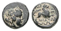Ancient Coins - Ancient Greek coin minted in Tripolis (As Apollonia) circa 200-100 BC