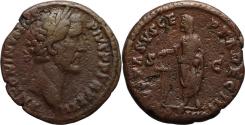 Ancient Coins - Ancient Roman coin of the Emperor Antoninus Pius - VOTA SVSCEPTA DEC III S-C, COS IIII