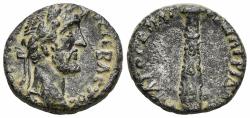 Ancient Coins - Ancient Roman silver provincial coin of the Emperor Antoninus Pius minted in Caesaria, Cappadocia