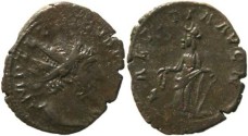 Ancient Coins - Tetricus I Antoninianus - LAETITIA AVG N
