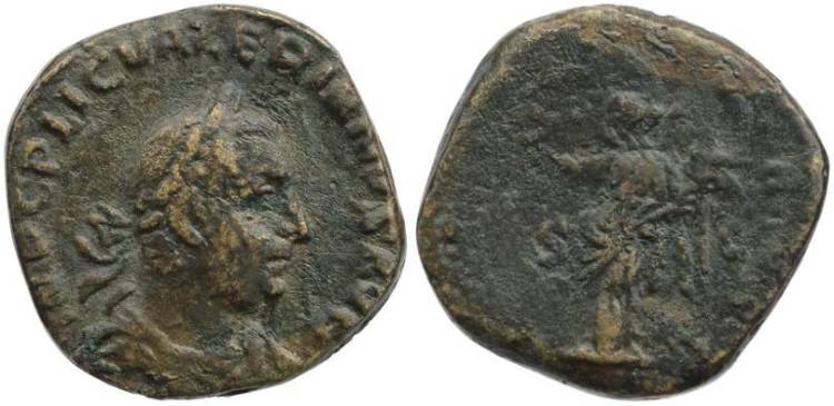 Valerian I AE sestertius - VICTORIA AVGG SC | Roman Imperial Coins