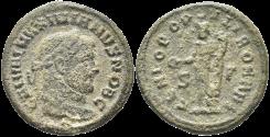 Ancient Coins - Ancient Roman coin of the Emperor Galerius as Caesar