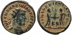 Ancient Coins - Roman coin of Maximianus - CONCORDIA MILITVM