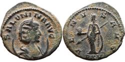 Ancient Coins - Ancient Roman coin of Salonina - wife of Gallienus - Billon Antoninianus