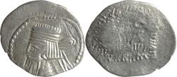 Ancient Coins - Ancient Kings of Parthia silver drachm Artabanus II or Artabanus III minted in Ecbatana