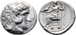 Ancient Coins - Ancient Macedonian silver tetradrachm of Alexander III The Great 336-323 BC