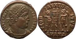 Ancient Coins - VF+ Ancient Roman coin of Constantine I minted in Antioch - GLORIA EXERCITVS