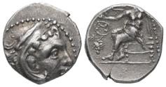 Ancient Coins - VF+ Ancient Greek silver coin struck in the names and types of Alexander III The Great Struck circa in 290-275 BC