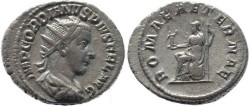 Ancient Coins - Gordian III 238-244AD silver antoninianus - ROMAE AETERNAE