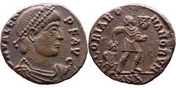 Ancient Coins - VF+ Ancient Roman coin of Valens as Augustus minted in Nicomedia - GLORIA ROMANORVM